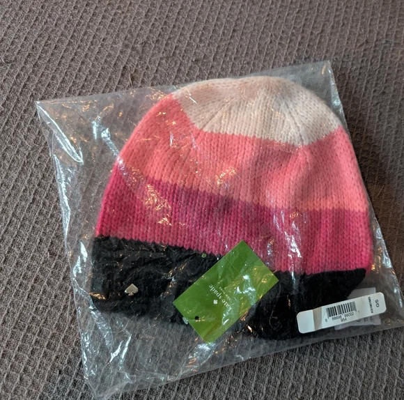 Nwt Kate Spade Colorblock Beanie 😍 - Picture 2 of 9